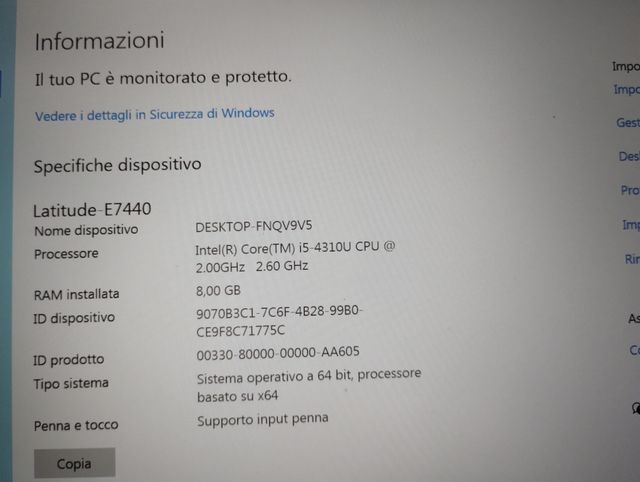 Dell Latitude E7740 i5 - Notebook