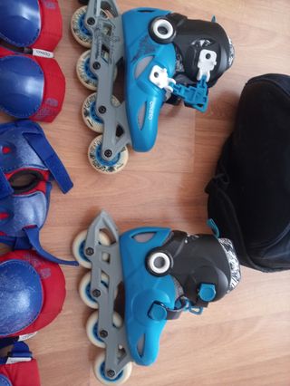 Patines Oxelo + protecciones