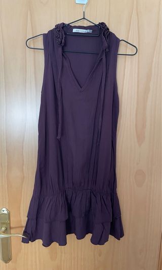 Vestido Bershka morado - Talla M
