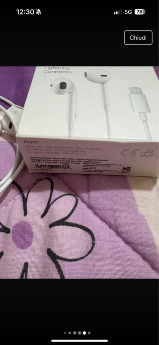 Apple EarPods Lightning - Bianchi