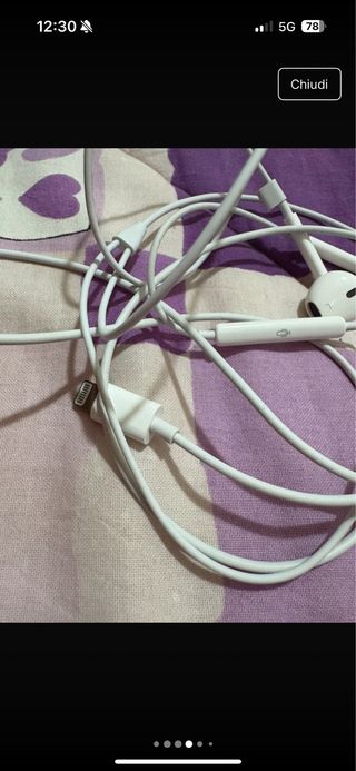 Apple EarPods Lightning - Bianchi