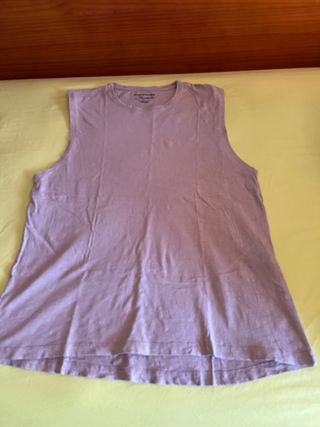 Camiseta tirantes marron