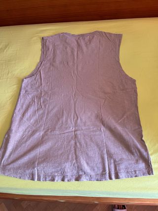 Camiseta tirantes marron
