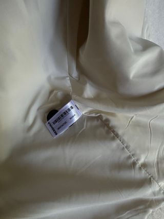 Abrigo blanco Bershka
