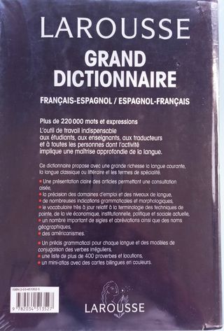 Grand dictionnaire français espagnol-espagnol f...