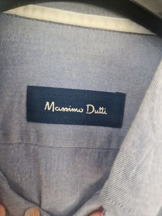 Camisa azul hombre