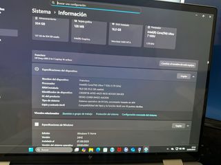 HP Envy 2-en-1:  16-ac0006ns  Portátil Gris Plata
