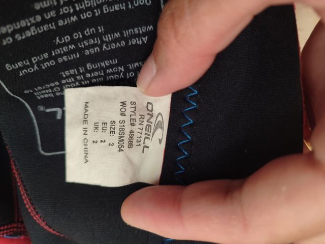 Neopreno niño/a 2/2 - O'Neill talla 2