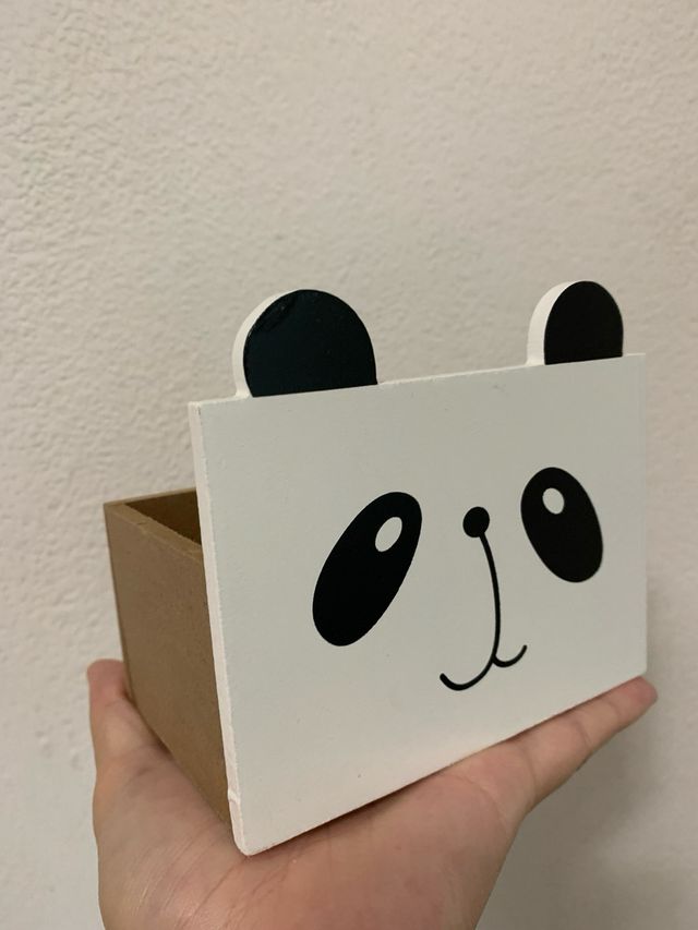 Organizzatore Panda in Legno