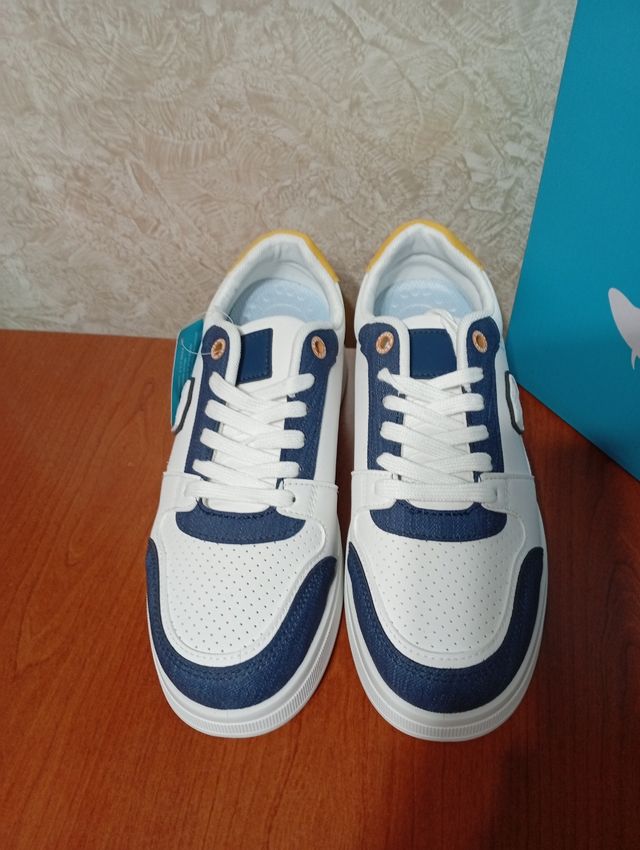 Sneakers Crucian bianco  blu 42