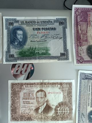 Billetes 100 pesetas España
