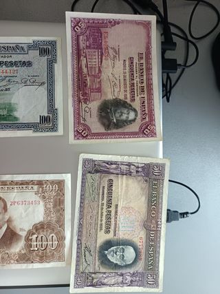 Billetes 100 pesetas España
