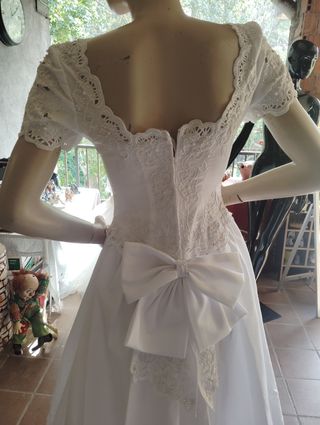 Vestido novia blanco 