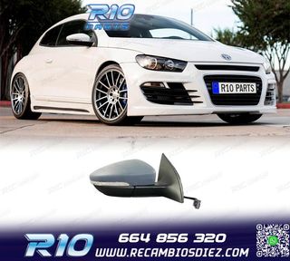 ESPEJO RETROVISOR DCH PARA VOLKSWAGEN SCIROCCO 08-14 6 PIN