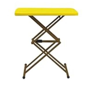 Mesa plegable azul - Patas metálicas