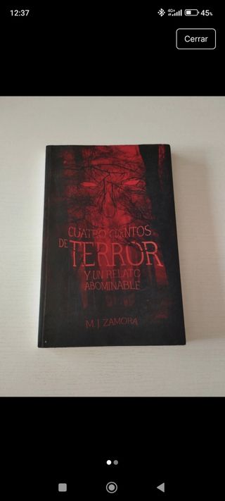 Cuatro cuentos de terror y un relato abominable...