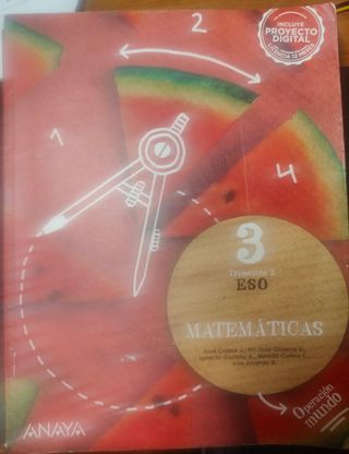 Matemáticas tercero Eso