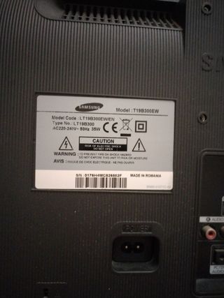 Vendo TV Samsung funzionante senza telecomando 