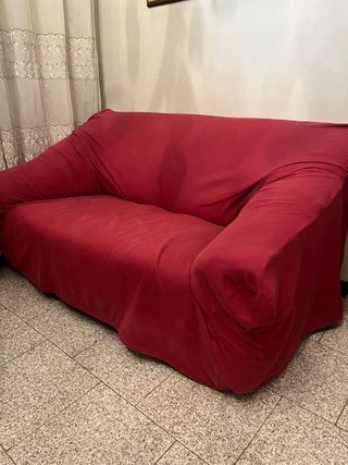 Divano vintage pelle marrone