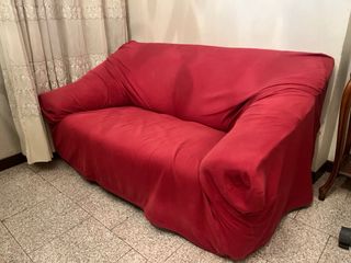 Divano vintage pelle marrone