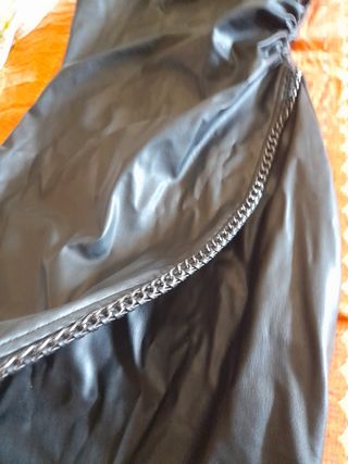 Tubino nero Zara similpelle