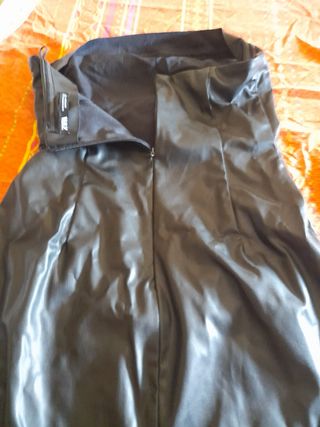 Tubino nero Zara similpelle