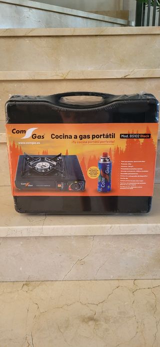Cocina a gas portátil y 2 Recargas Butsir B250
