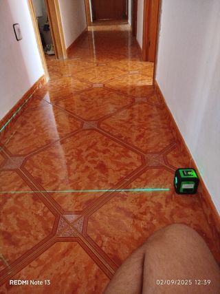 Nivel láser -  Pilas