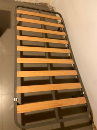 Canapé metálico gris - 90cm