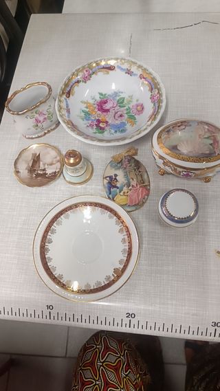 Porcellana Limoges: 8 pezzi