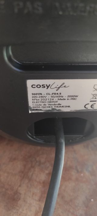 Freidora c/termostato