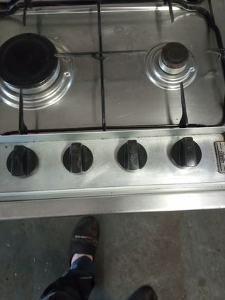 Encimera gas butano 4 fuegos