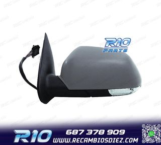 ESPEJO COMPLETO IZQUIERDO SKODA OCTAVIA 04-09 LUZ SUELO