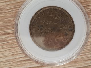 Moneda 10 Francos Francia 1952