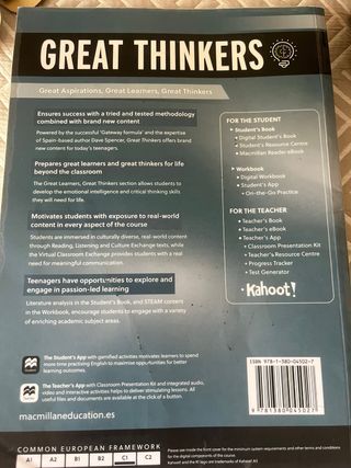 GREAT THINKERS C1 Student's book & eReader: lib...