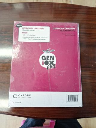 Literatura Universal 1º Bachillerato. Libro del...