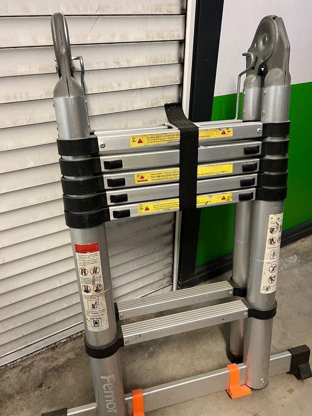 Escalera telescópica aluminio Femor