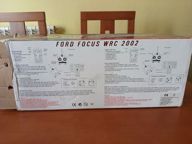 Coche radiocontrol Ford Focus WRC