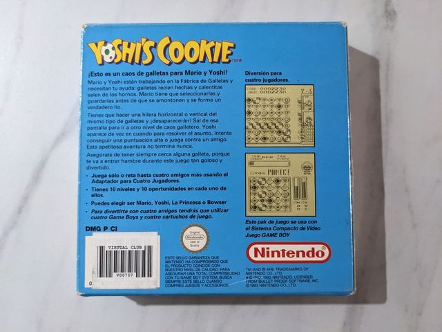 Game Boy - Bolacha de Yoshi