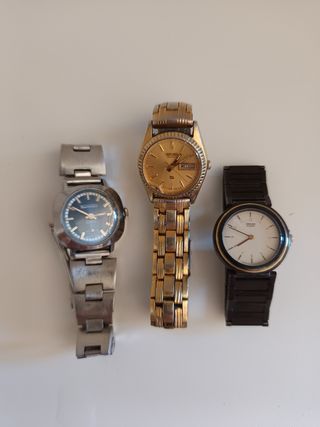 Lote de 3 Relojes Vintage 