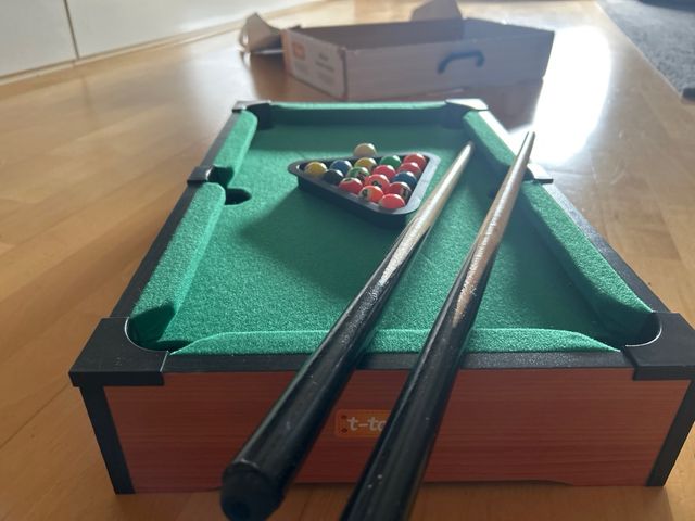 Mesa de billar miniatura