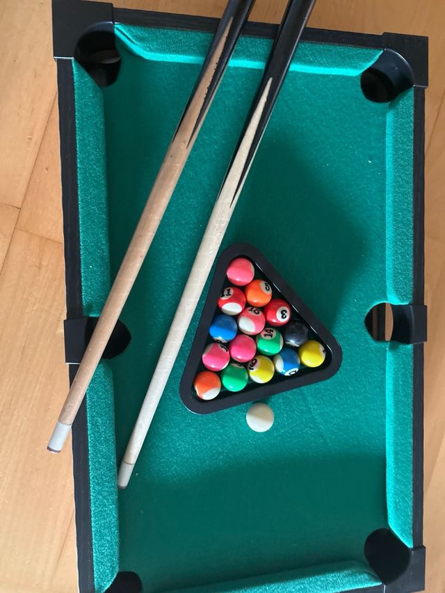 Mesa de billar miniatura