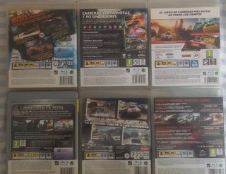 6 Juegos PS3 - Racing