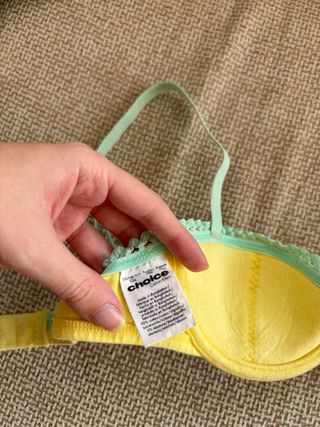 Sujetador Calvin Klein amarillo