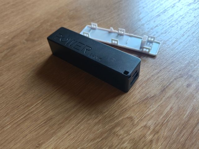 Powerbank 18650 negro.