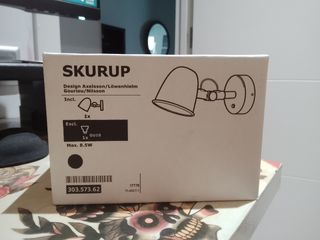 Lampara Ikea SKURUP - Negra