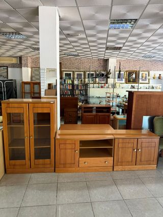Muebles salón madera - 3 piezas