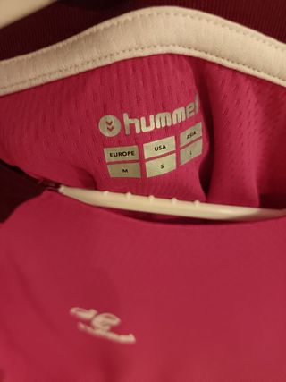 Camiseta Hummel rosa-granate