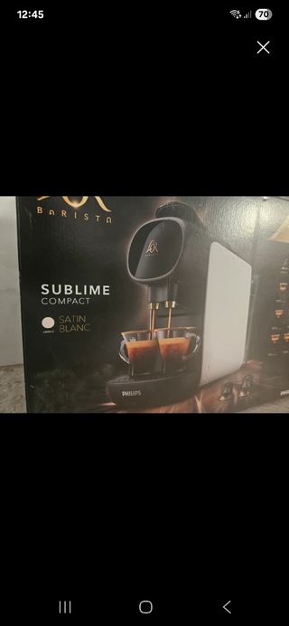 Cafetera Philips Sublime Compact