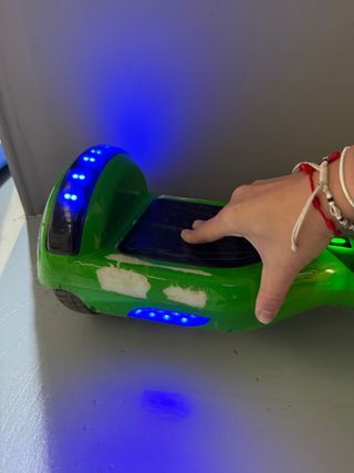 Hoverboard Verde con luces y asiento